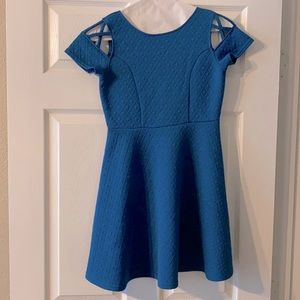 GIRLS SIZE 14 - Lavender brand, TEAL dress